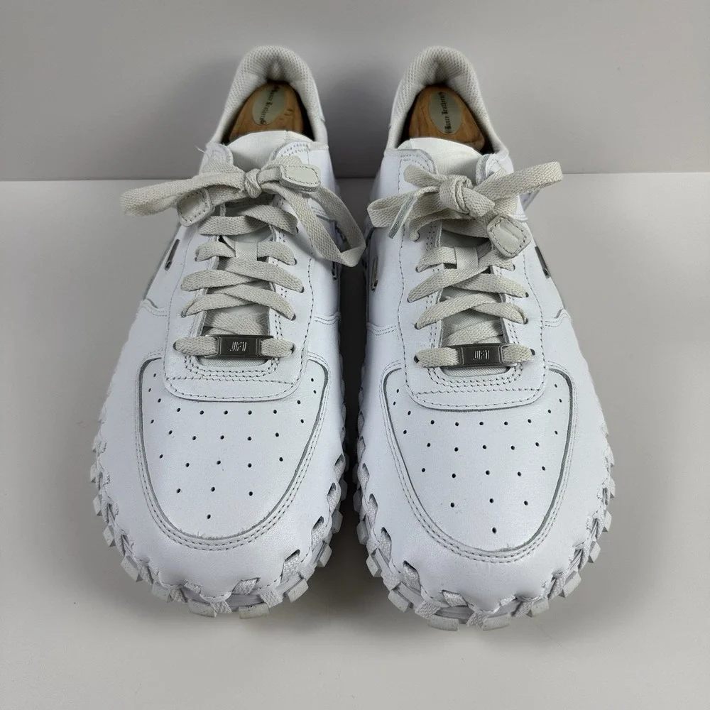 Nike J Force 1 Low LX DR0424-100 Mens 11 Wmns 12.5 Jacquemus White Leather Shoes